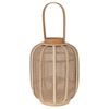 H&S Collection H&auml;ngelaterne Rattan 24x31 cm Beige