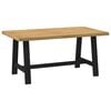 vidaXL Esstisch NOAIN A-Form-Beine 160x90x75 cm Massivholz Kiefer