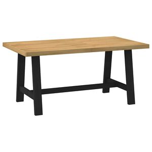 vidaXL Esstisch NOAIN A-Form-Beine 160x90x75 cm Massivholz Kiefer