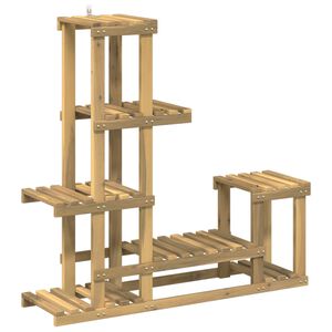vidaXL Pflanzenst&auml;nder Wei&szlig; 93,5 x 25 x 91,5 cm Massivholz Akazie