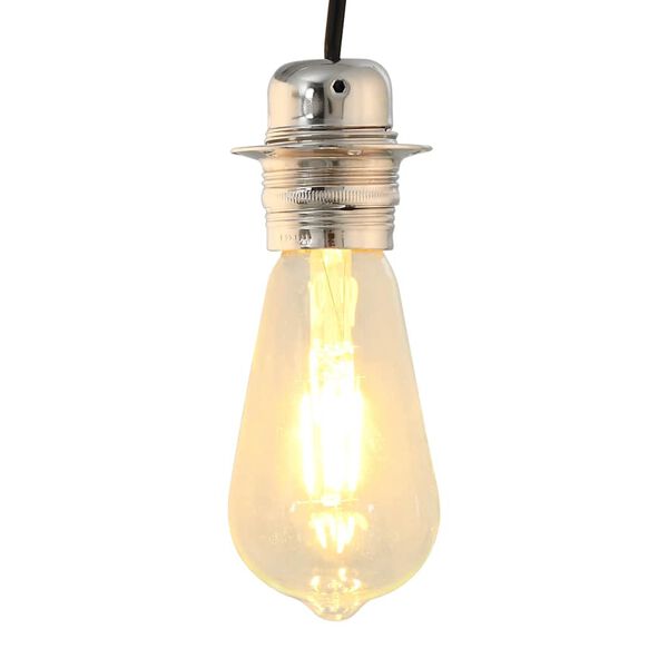 vidaXL Lampenfassungen 2 Stk. Satin-Nickel E27