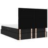 vidaXL Bett mit Stauraum und LED Schwarz 140 x 200 cm Polyester