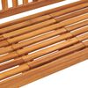 vidaXL 3-Sitzer Gartenbank mit Tisch 150 cm Massivholz Teak