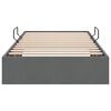 vidaXL Aufbewahrungsbett mit Matratze Dunkelgrau 90 x 190 cm Stoff