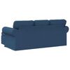 vidaXL Sofa Blau Gesamtabmessungen: 195 x 138 x 80 cm (B x T x H) Samt