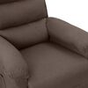 vidaXL Relaxsessel Elektrisch Taupe Stoff