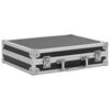 vidaXL Waffenkoffer Aluminium ABS Schwarz