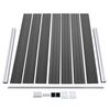 vidaXL Zaunelement Set WPC 872x146 cm Schwarz