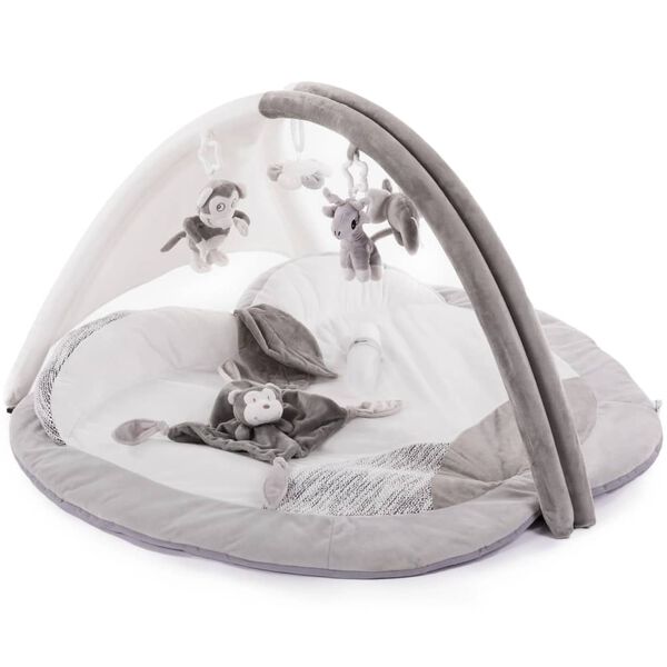 Bo Jungle Krabbeldecke f&uuml;r Zwillinge Apple Grau