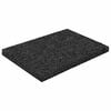 vidaXL Gummigranulat-Patiopad Schwarz 6 x 9 x 0,6 cm Gummi