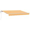 vidaXL Einziehbare Markise Sand 3,5 x 2 m Stoff