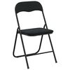 vidaXL Klappstuhl 8 pcs Schwarz 48 x 44 x 78 cm Samt