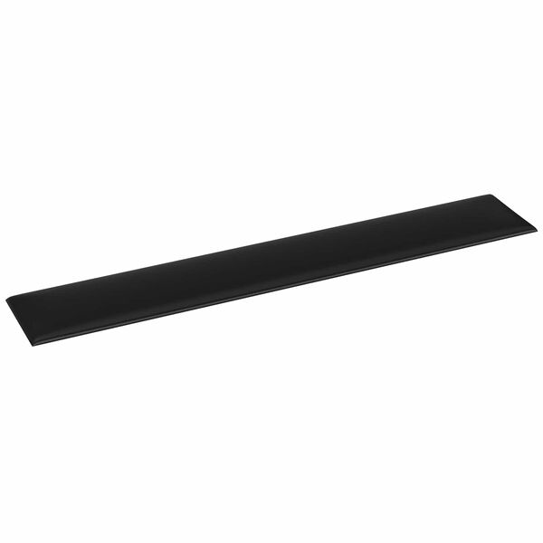 vidaXL Wandkopfteilen 12 pcs Schwarz 90 x 15 cm Stoff