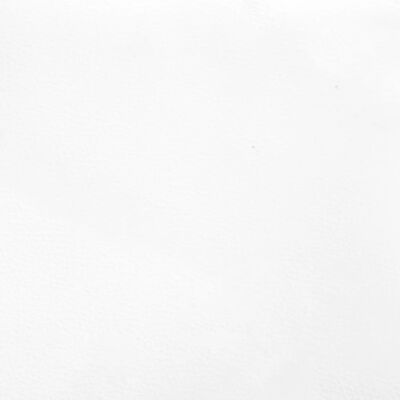 vidaXL Bettgestell mit Kopfteil Weiß 120x200 cm Kunstleder
