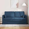 vidaXL Sofa Blau Gesamtabmessungen: 158 x 78 x 80 cm (B x T x H) Samt