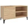 vidaXL Plattenschrank Sonoma-Eiche 84,5x38x48 cm Holzwerkstoff