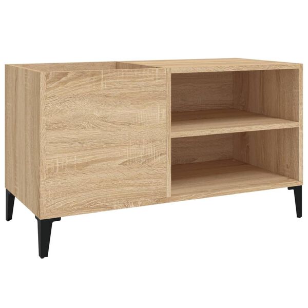 vidaXL Plattenschrank Sonoma-Eiche 84,5x38x48 cm Holzwerkstoff