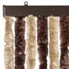 vidaXL Insektenschutz-Vorhang Beige und Hellbraun 56x185 cm Chenille