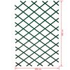 Nature Garten-Rankgitter 100x200 cm PVC Gr&uuml;n 6040704