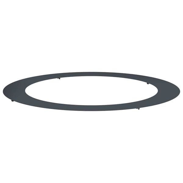 vidaXL geeignet f&uuml;r flachen Baumring Anthrazit &Oslash;90 / 120 cm Stahl