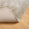 vidaXL Teppich ISTAN Hochflor Gl&auml;nzend Beige 140x200 cm