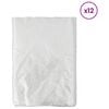 vidaXL Staubblatt 12 stk. Transparent 400 x 500 cm HDPE