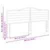 vidaXL Kopfteil Artisan-Eiche 200 cm Holzwerkstoff