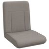 vidaXL Bodenstuhl Taupe 50 x 73 x 60 cm Stoff