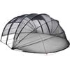 vidaXL Poolzelt Kuppel 640 x 432 x 205 cm Netzgewebe Transparent