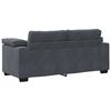 vidaXL Zweisitzer-Sofa Dunkelgrau 140 cm Samt