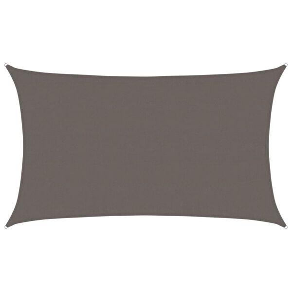 vidaXL Sonnensegel 160 g/m&sup2; Anthrazit 5x8 m HDPE