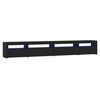 vidaXL TV-Schrank mit LED-Leuchten Schwarz 270x35x40 cm