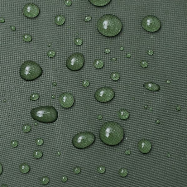 vidaXL Regenmantel Wasserdicht Strapazierfähig Lang mit Kapuze Grün XL