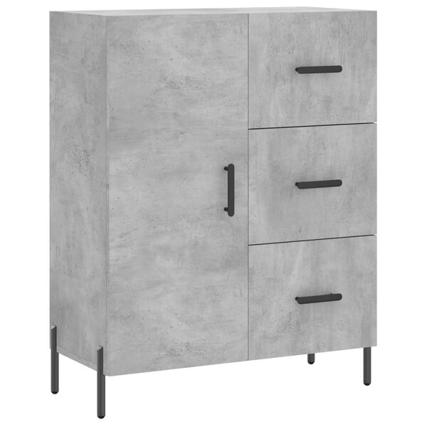 vidaXL Sideboard Betongrau 69,5x34x90 cm Holzwerkstoff