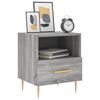 vidaXL Nachttische 2 Stk. Grau Sonoma 40x35x47,5 cm Holzwerkstoff