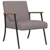 vidaXL Sessel Taupe Stoff