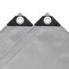 vidaXL Abdeckplane 650 g/m&sup2; 3x3 m Grau