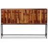 vidaXL Sideboard Massivholz Akazie 120x30x80 cm