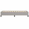 vidaXL Bettgestell ohne Matratze Hellgrau 80x200 cm Stoff