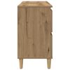 vidaXL Waschbeckenunterschrank Artisan-Eiche 80x33x60 cm Holzwerkstoff