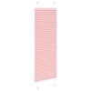 vidaXL Plissee Rosa 50x100 cm Stoffbreite 49,4 cm Polyester