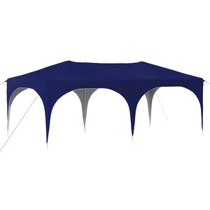vidaXL Pop-up Partyzelt 575 x 288 x 245 cm Blau Oxford-Stoff