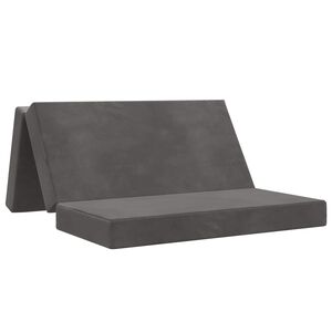 vidaXL Klappsofa Bett 160 x 67 x 45 cm Dunkelgrau