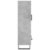 vidaXL Highboard Betongrau 69,5x31x115 cm Holzwerkstoff