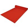 vidaXL Teppich Rot 1 x 5 m Polyester