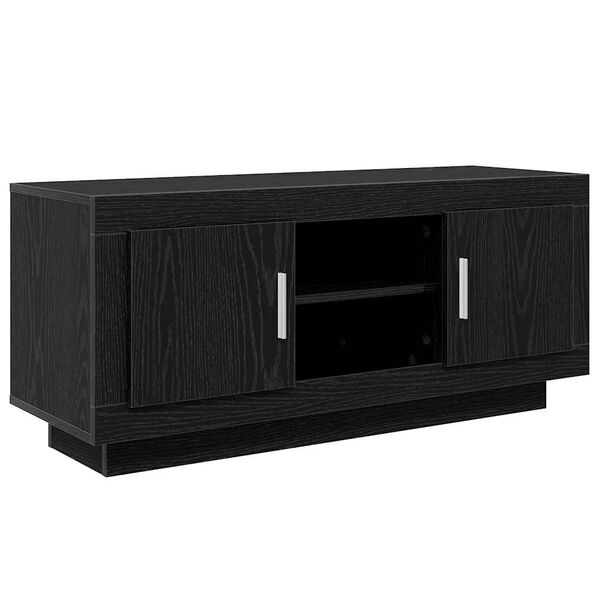 vidaXL TV-Schr&auml;nk Schwarz Eichen-Optik 102 x 35 x 45 cm Holzwerkstoff