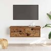 vidaXL Wandschrank Altholz-Optik 60x26x18,5 cm Holzwerkstoff