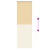 vidaXL Verdunkelungsrollo Beige 50x130cm Stoffbreite 45,7 cm Polyester