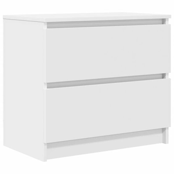 vidaXL TV-Schrank Wei&szlig; 60x35x54 cm Holzwerkstoff