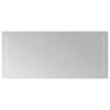 vidaXL LED-Badezimmerspiegel Transparent 90 x 40 cm Geh&auml;rtetes Glas